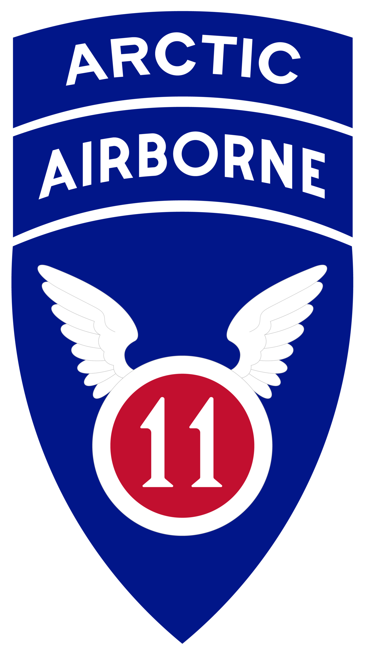 The official insignia for the 11th Airborne Division. The Army will re-designate U.S. Army Alaska and two Alaska-based brigade combat teams this summer as the 11th Airborne Division Headquarters and the 1st and 2nd Brigade Combat Teams, 11th Airborne Division. This re-designation is an outgrowth of the Army’s January 2021 Arctic Strategy and sets us on the path towards a force that is more appropriately manned, trained, and equipped for the Arctic environment.