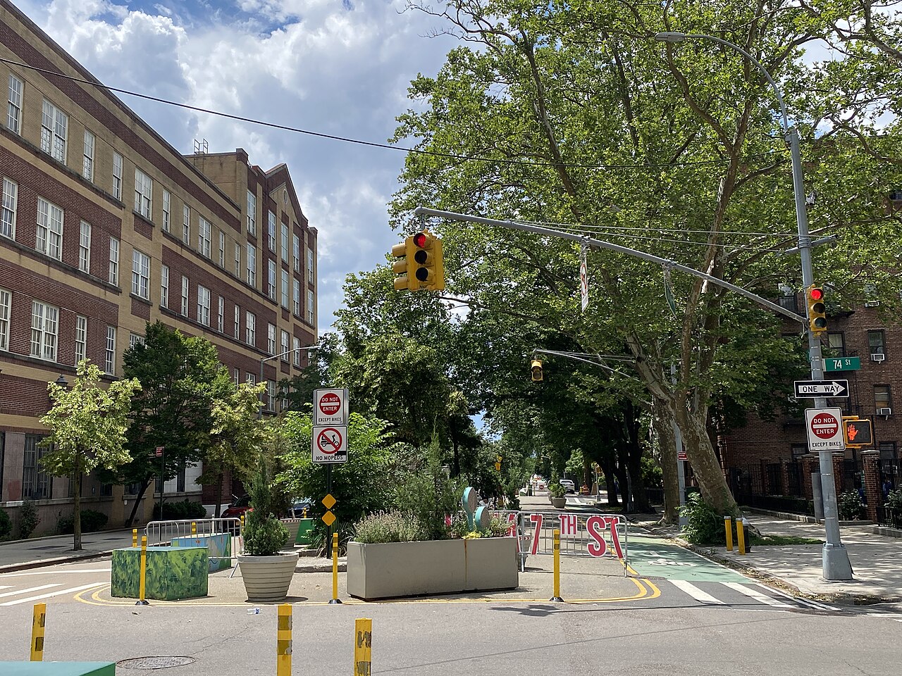 34th Avenue Open Streets, Jackson Heights, Queens, NYC, June 2026
