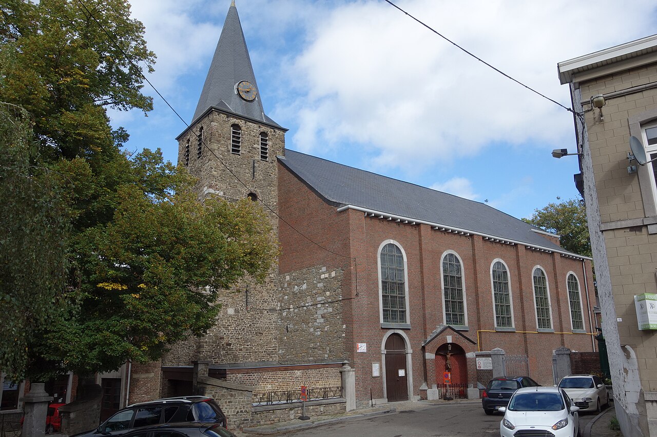 Sint-Amanduskerk in Jupille-sur-Meuse in Luik, op zondag 4 oktober 2020.