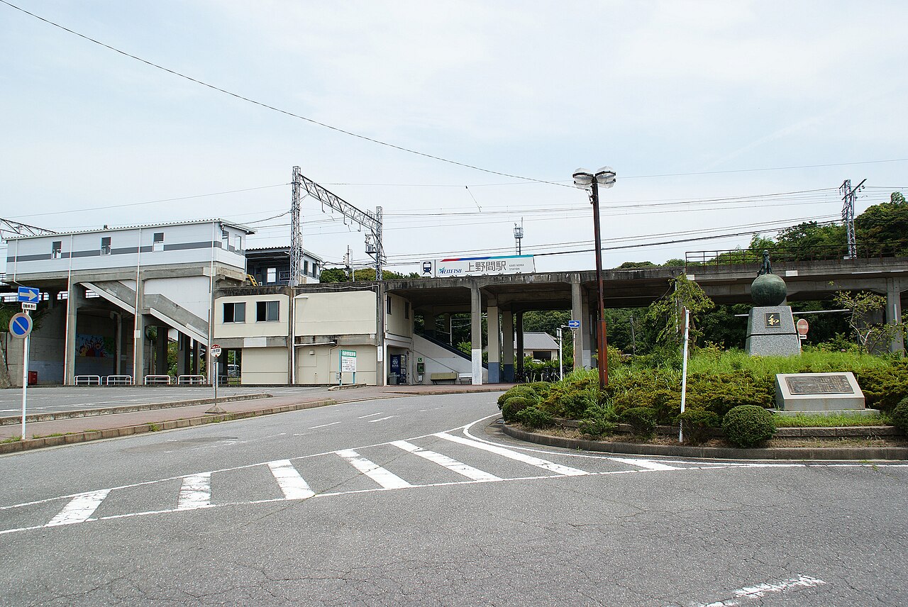Nagoya Railroad, Kami-Noma Station.(Mihama Town, Aichi Prefecture, Japan)