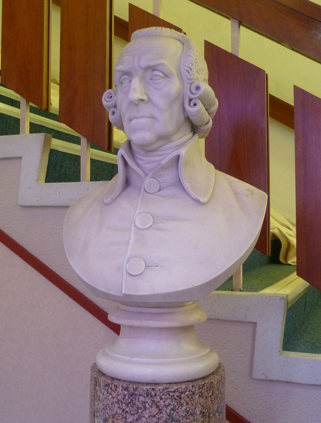 Adam Smith bust (1840s), Adam Smith Theatre, Kirkcaldy