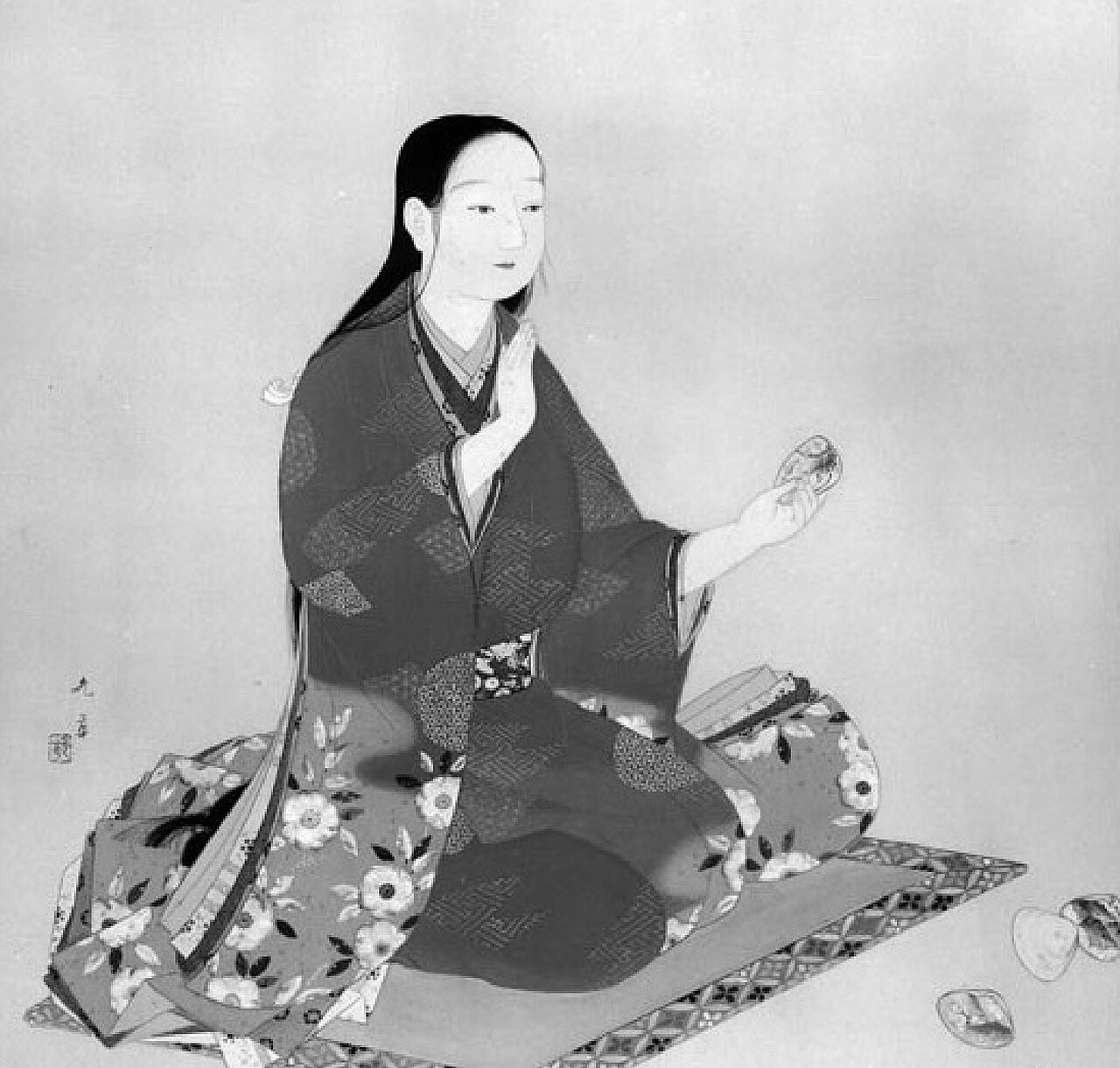 Satō Kōka a game: find a pair of shells