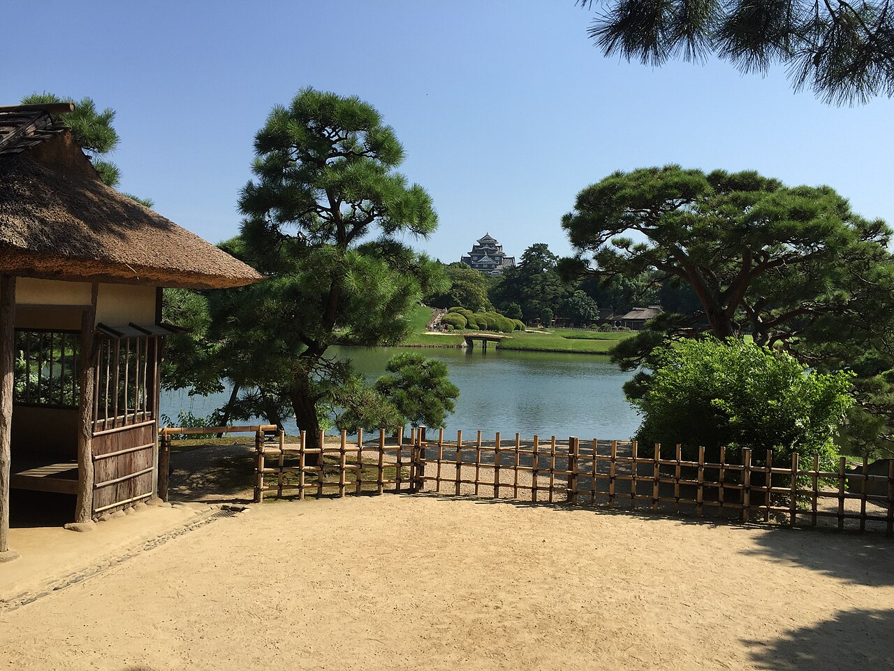 Castle, Koraku-en in Okayama