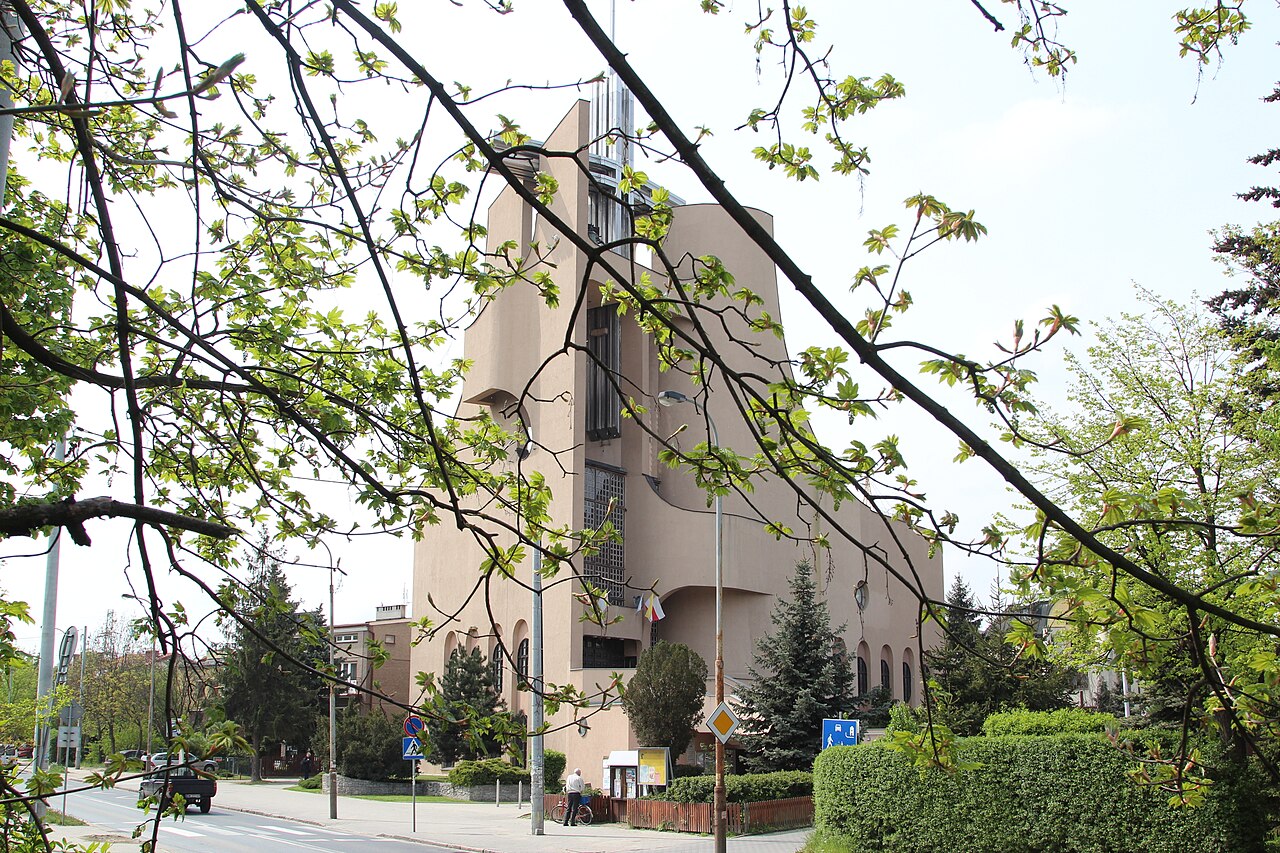 Holy Trinity church in Wrocław Krzyki
