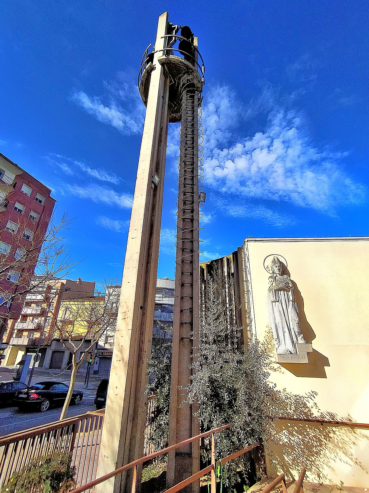 Campanario de la parroquia de San Agustín (Lleida)