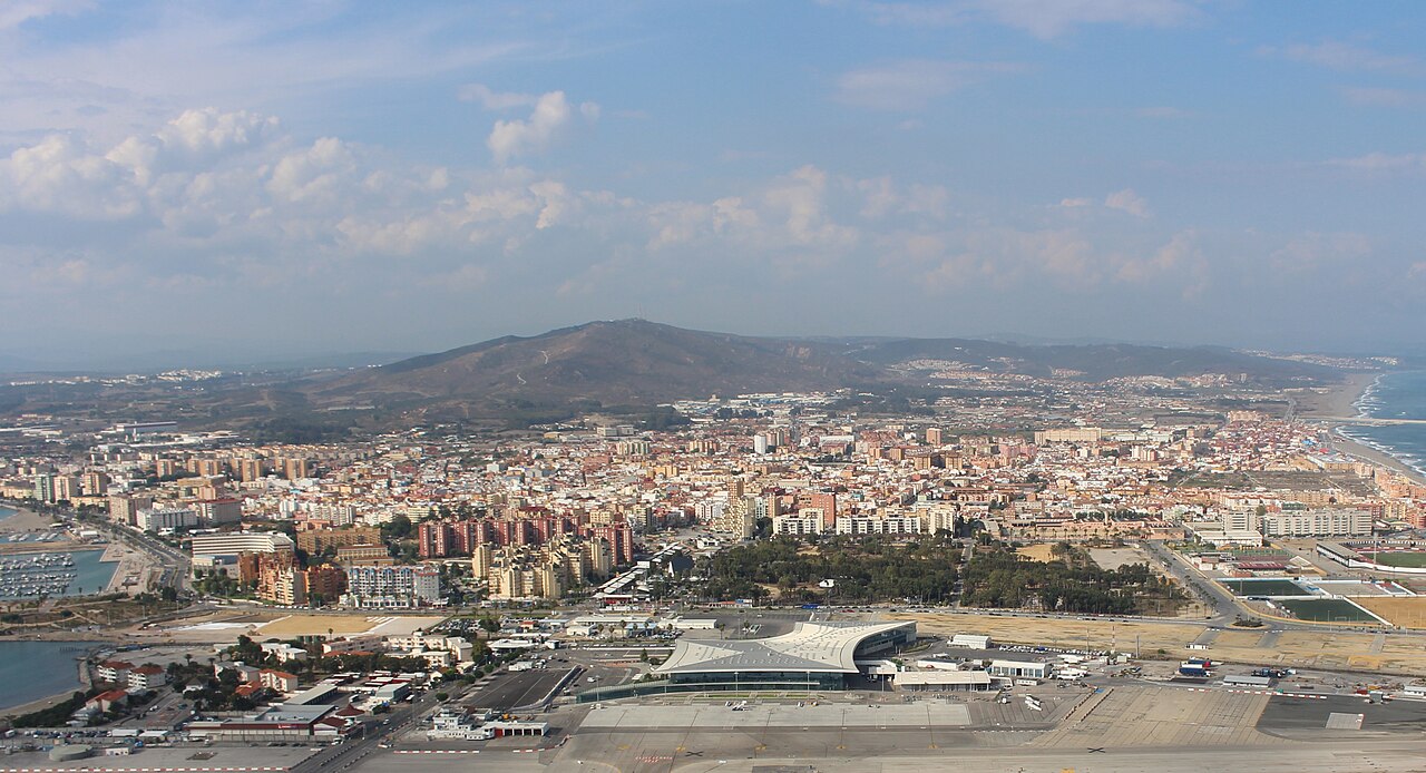 Gibraltar. The beginning of Spain - from the Atlantic Ocean to the Mediterranean Sea.