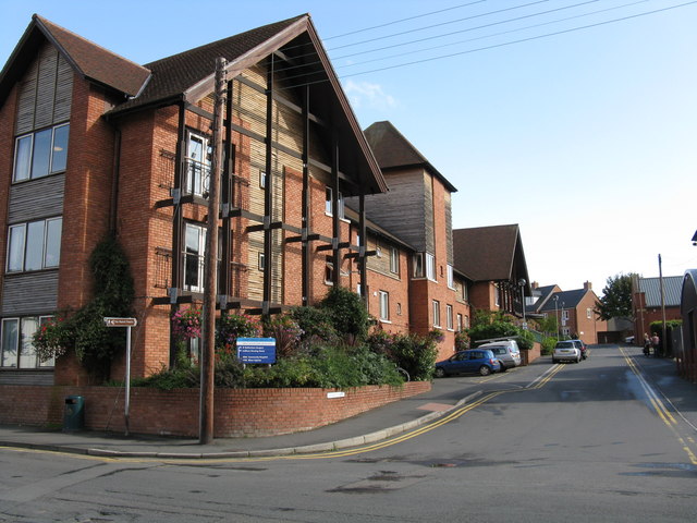 Ledbury - Market Street No market, but a large Community Health Centre on the left.