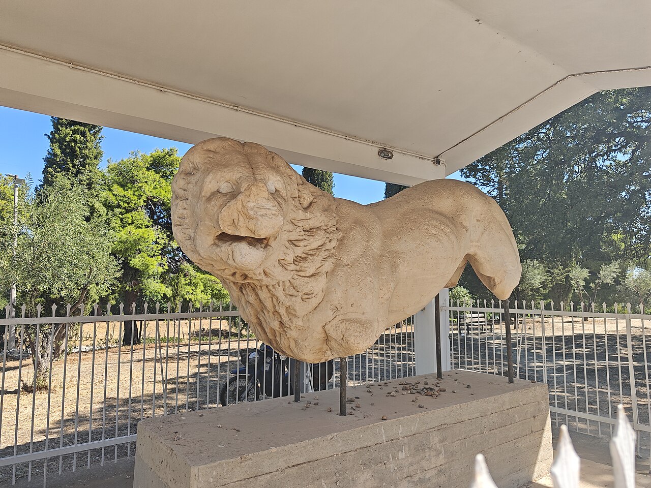 Pallini, Attica, Greece: Lion of Kantza in Leontari.