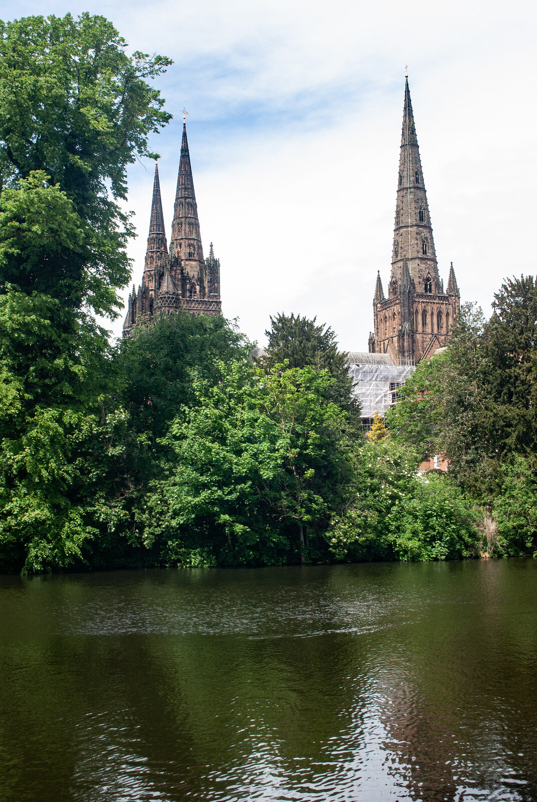 Lichfield : three spires, Lichfield Cathedral