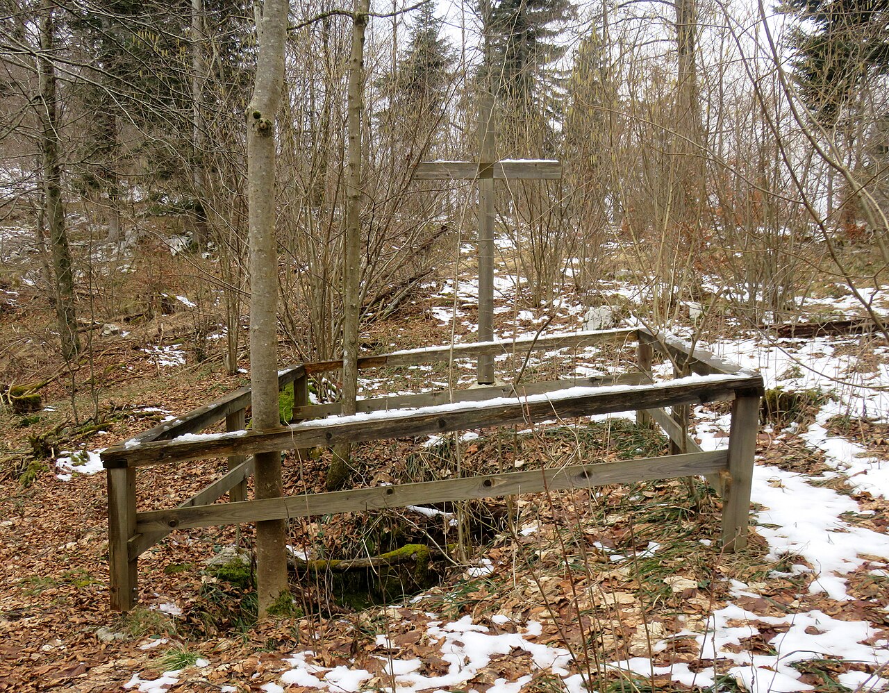 The Košovec Shaft Mass Grave in Logatec, Municipality of Logatec, Slovenia