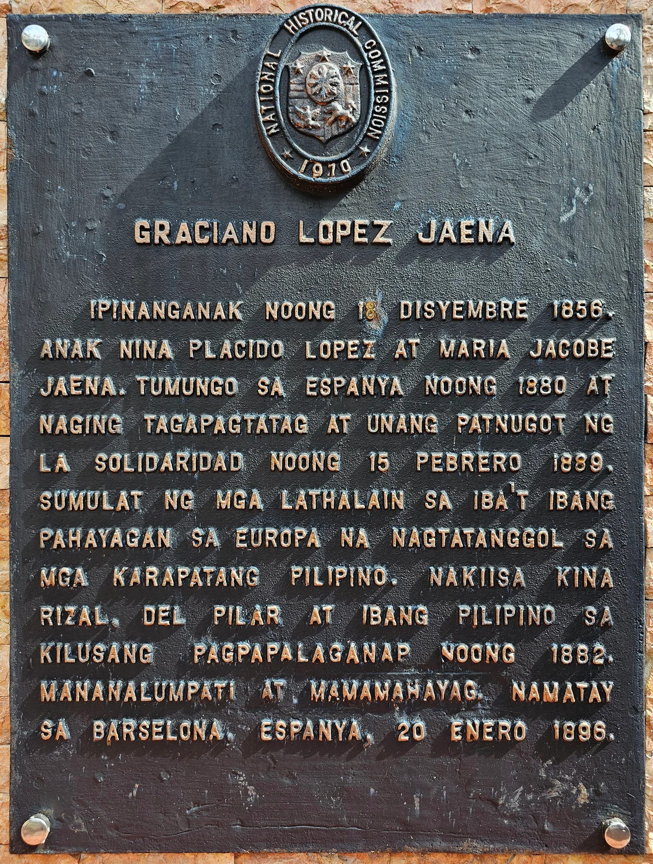 Photo of Lopez Jaena