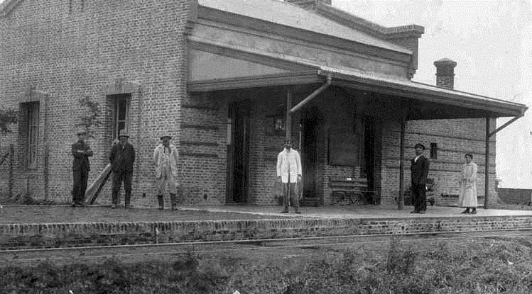 people at the station