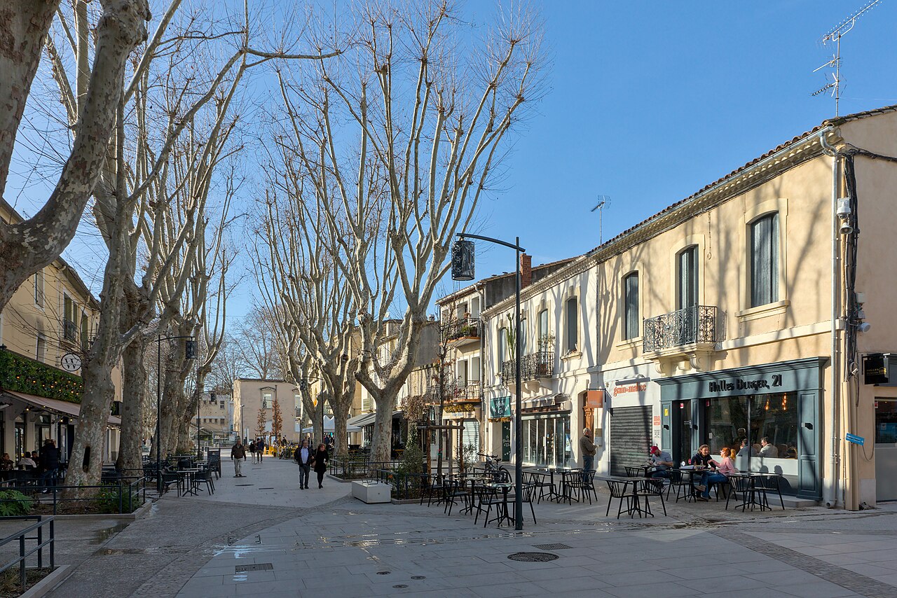 Lunel (Hérault, France) - Gabriel Péri avenue