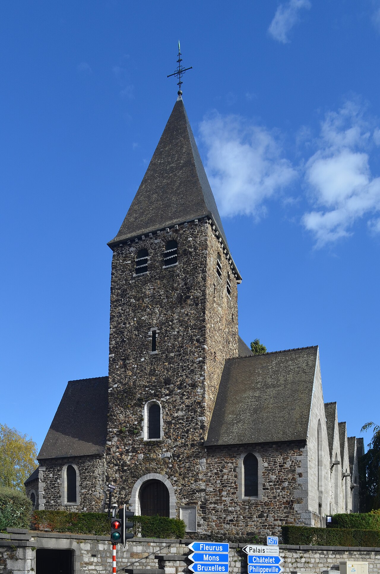 Marcinelle - (Charleroi - Belgique) - Église Saint-Martin.