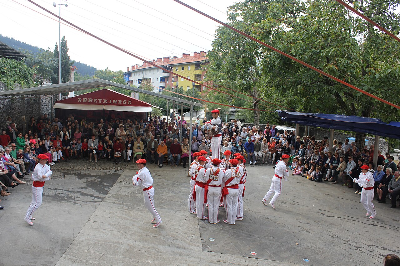 Traditional sword dance in Basque Country, Markina-Xemein, Saint Michael festivity.