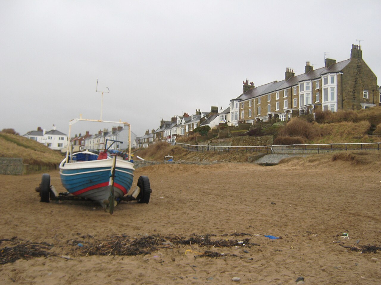 Cliff Terrace Marske-By-The-Sea Above this natural inlet used for boat launches
