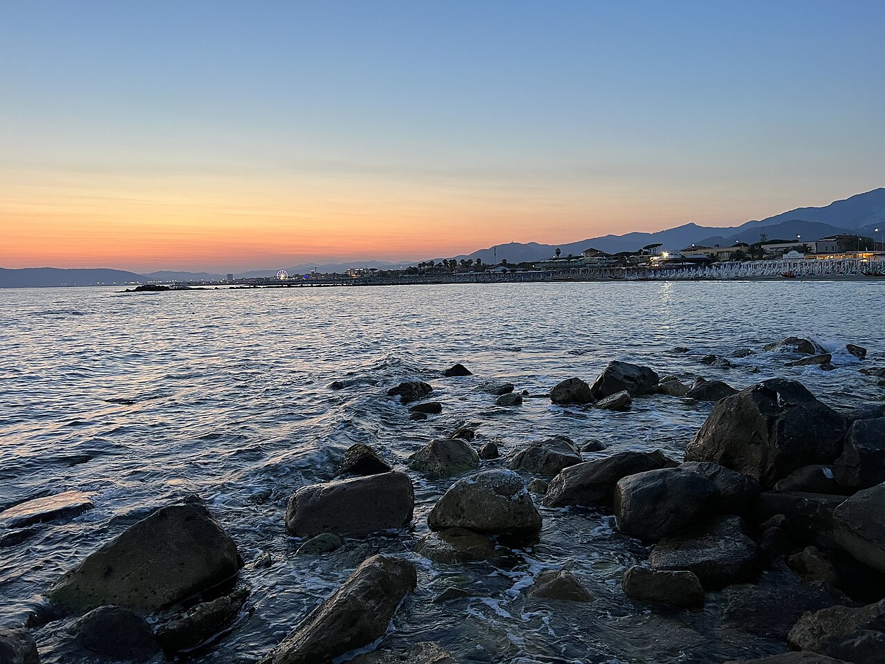 Evening in Massa, Italy