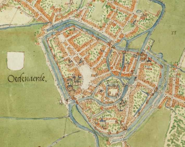 Oudenaarde, Belgium_;_
detail from Deventer_Map