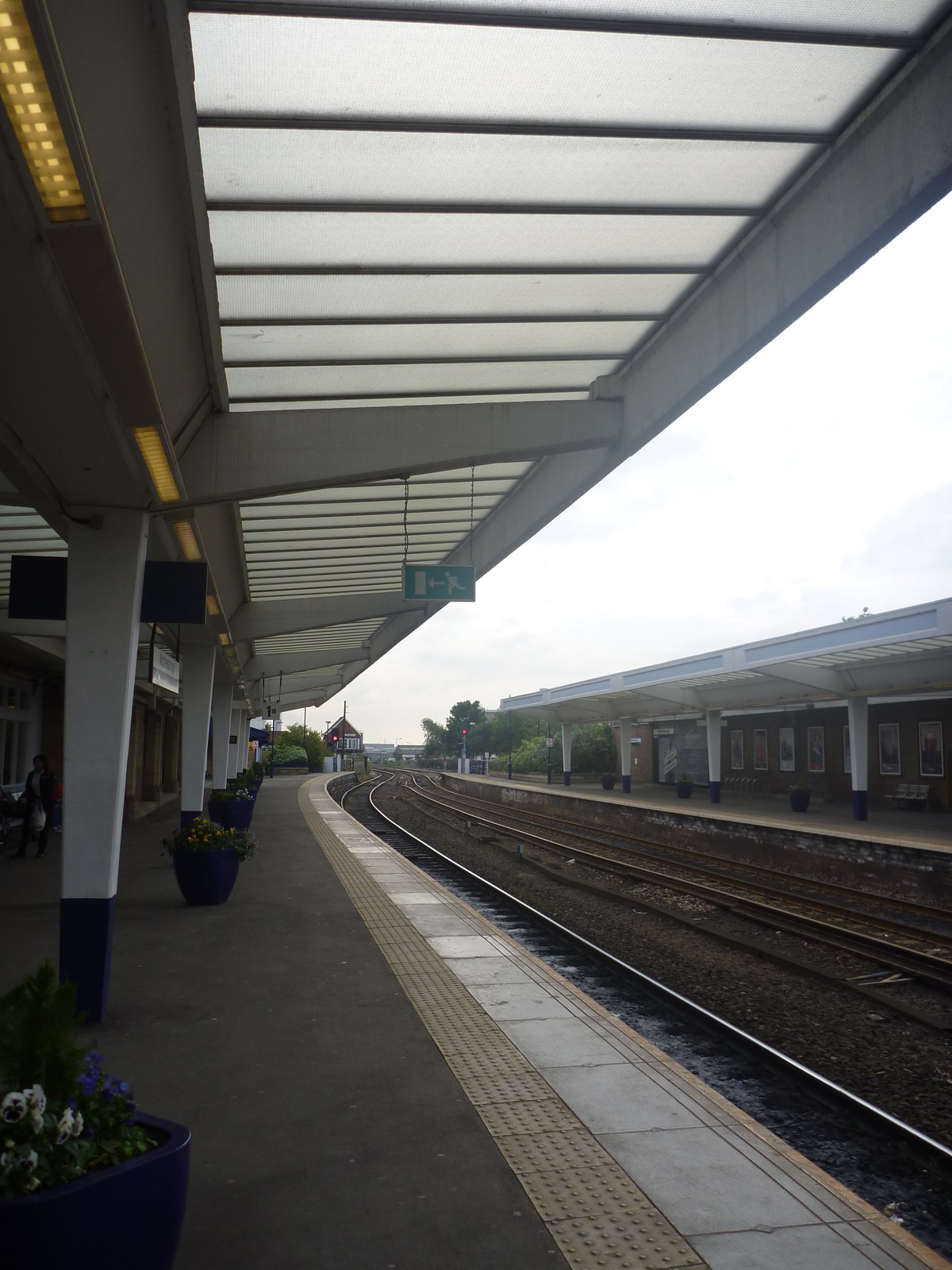 Middlesbrough Architecture : Platform Canopy At Middlesbrough Station