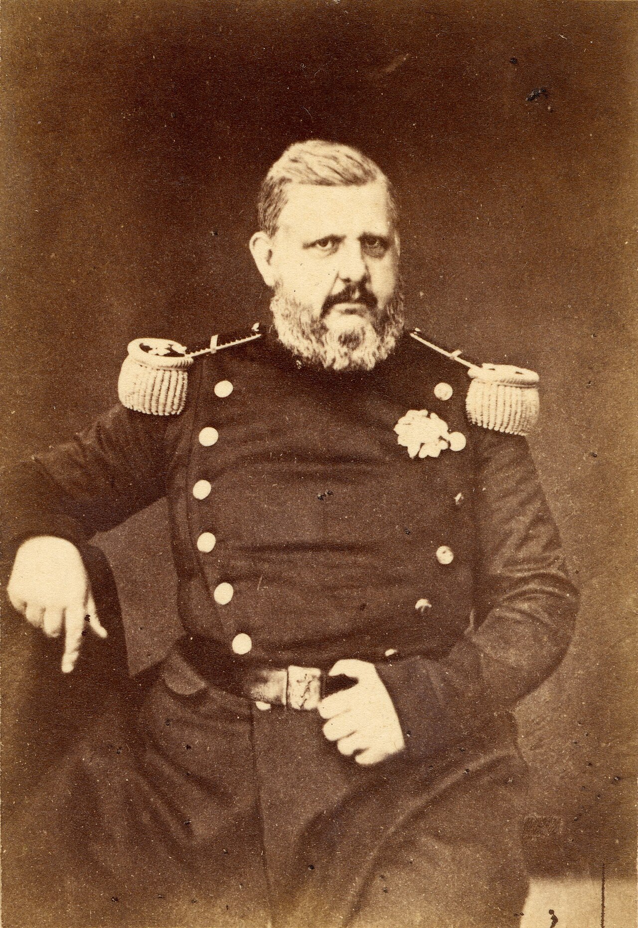 "Ferdinand II of Bourbon, King of Two Sicilies" (photo 1859) - Exhibition "Alphonse Bernoud, pioneer of photography", up to December 2, 2018 at Carthusian monastery and museum of San Martino in Naples