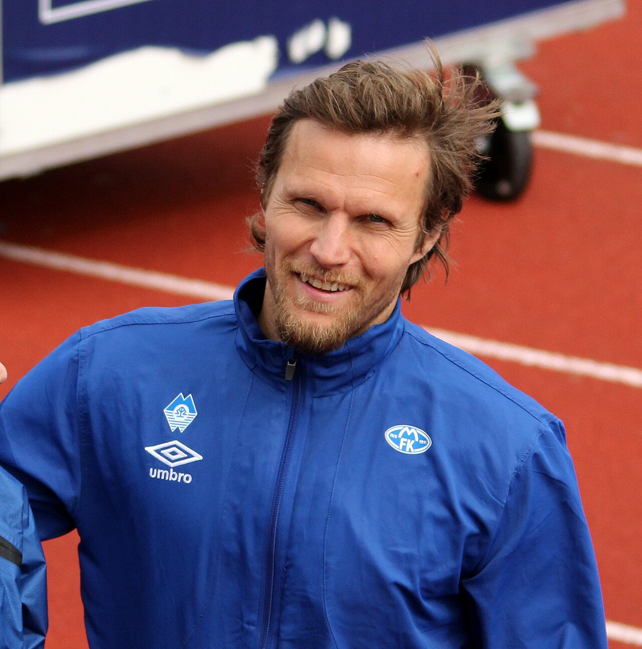 Daniel Berg Hestad på Sandnes Stadion i kampen mellom Sandnes ULF mot Molde