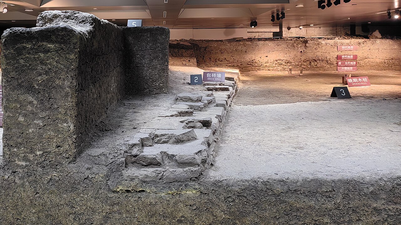Excavation site of Jiankang in the Oriental Metropolitan Museum
