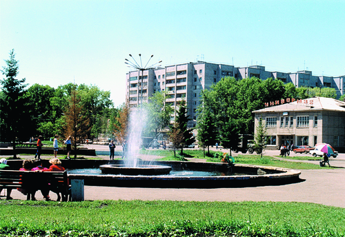 Назарово. Центральная площадь.