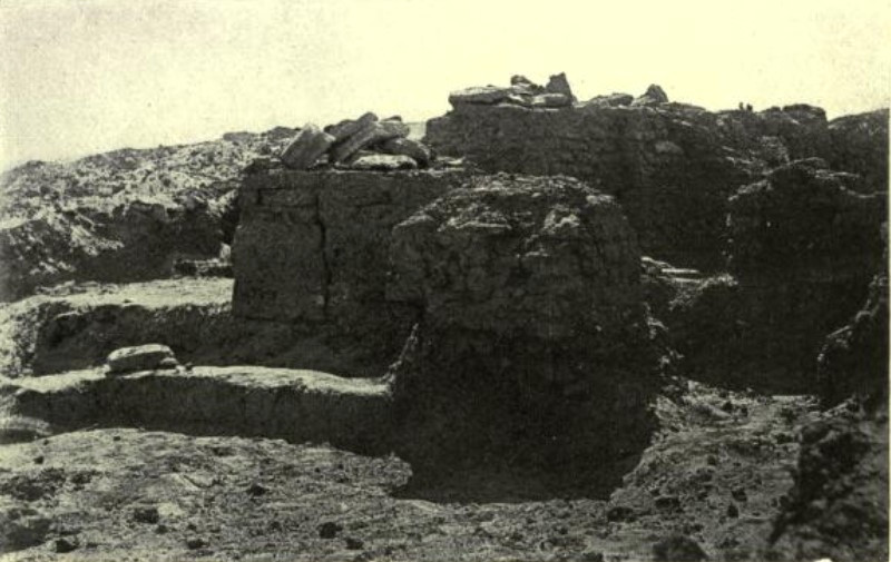 Photo of a ruined church near Wadi Halfa, Sudan