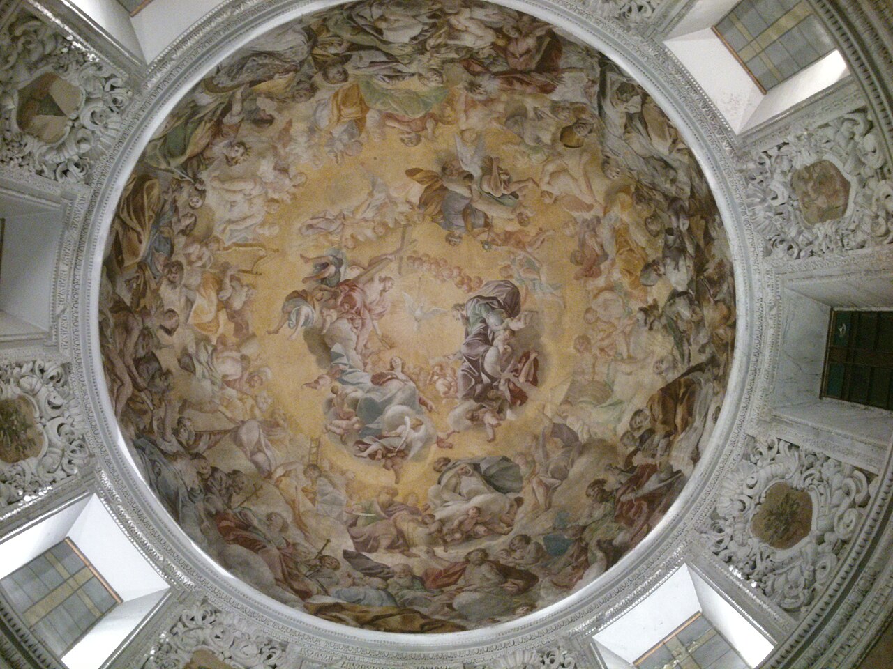Angelo Solimena - Francesco Solimena, Gloria del Paradiso (1675-1680)