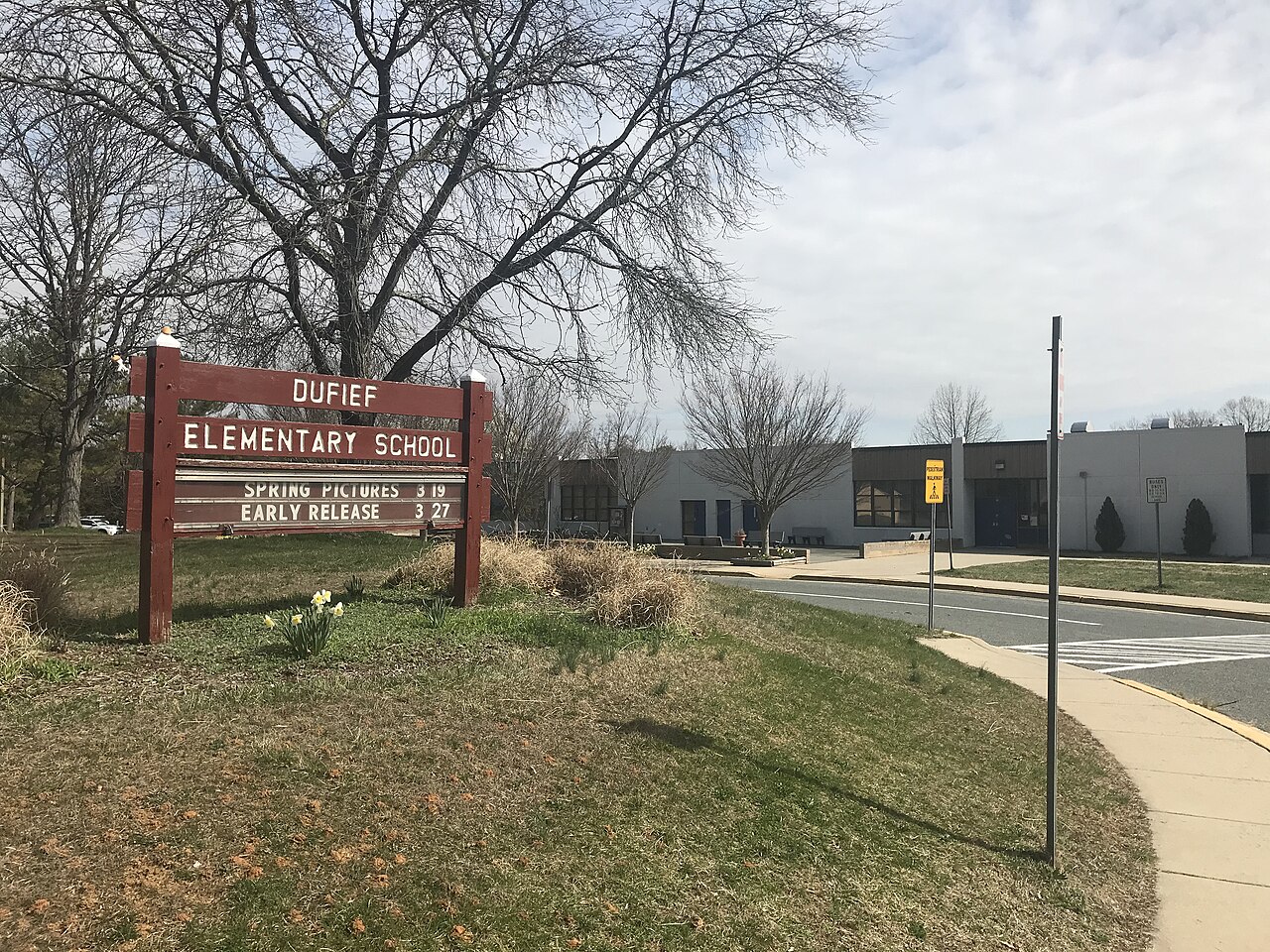 Dufief Elementary School in North Potomac, Maryland, USA
