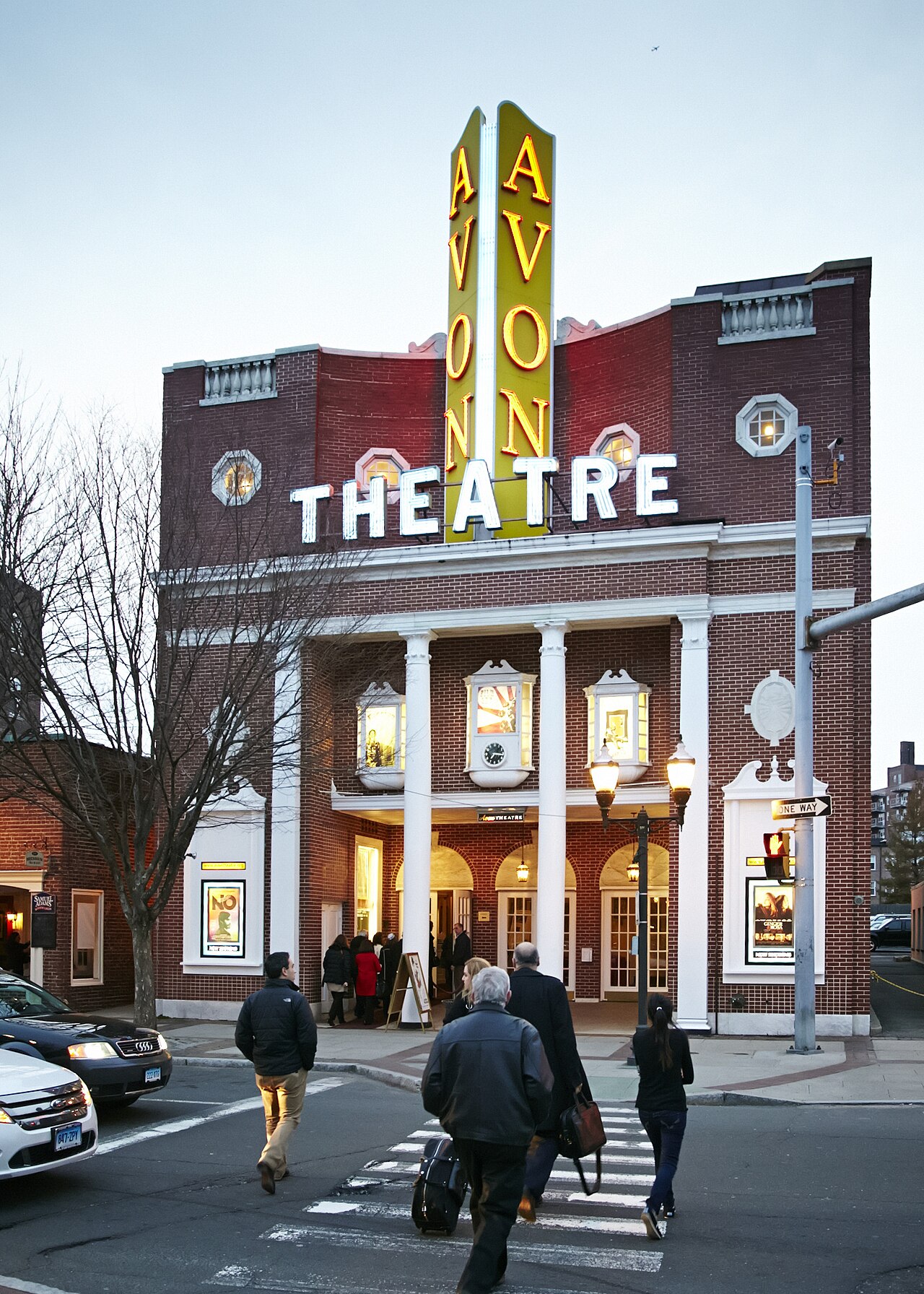 The Avon Theatre in Stamford, Connecticut in April 2013.