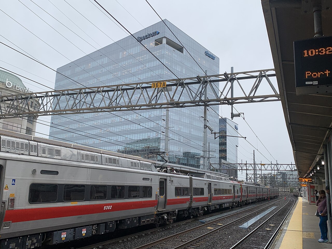 World headquarters of Charter Communications, located at 400 Washington Blvd. in Stamford, Connecticut; taken from the Stamford Transportation Center