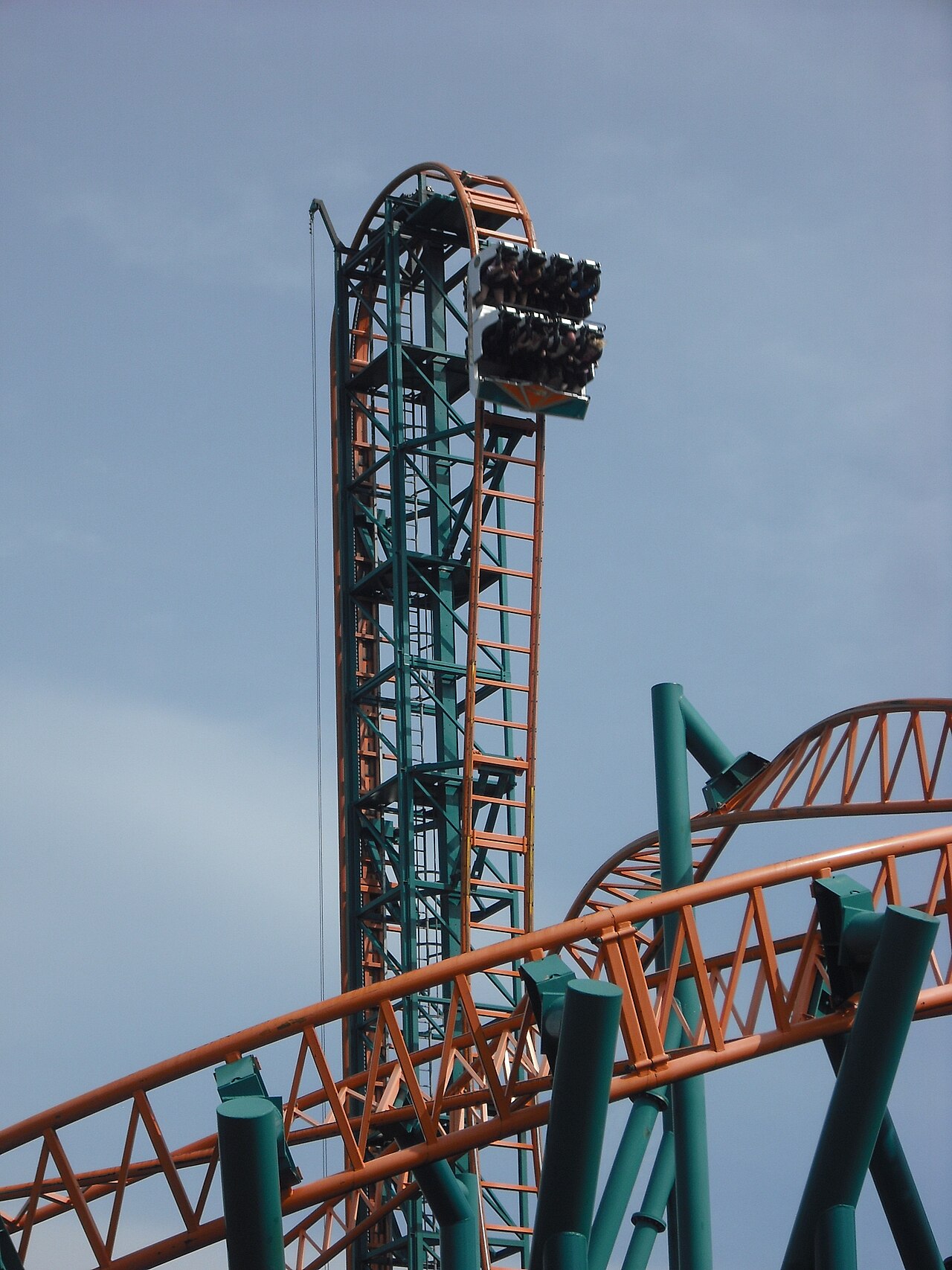 Speed roller coaster at Oakwood Theme Park