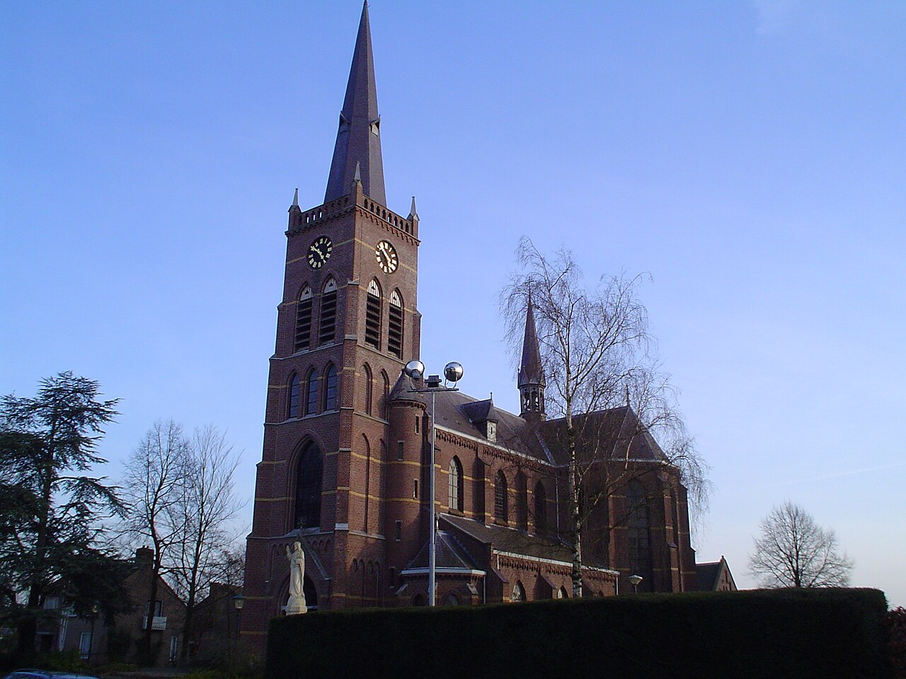 The St. Jan de Doper church, built in 1912, located in Oerle near Veldhoven.