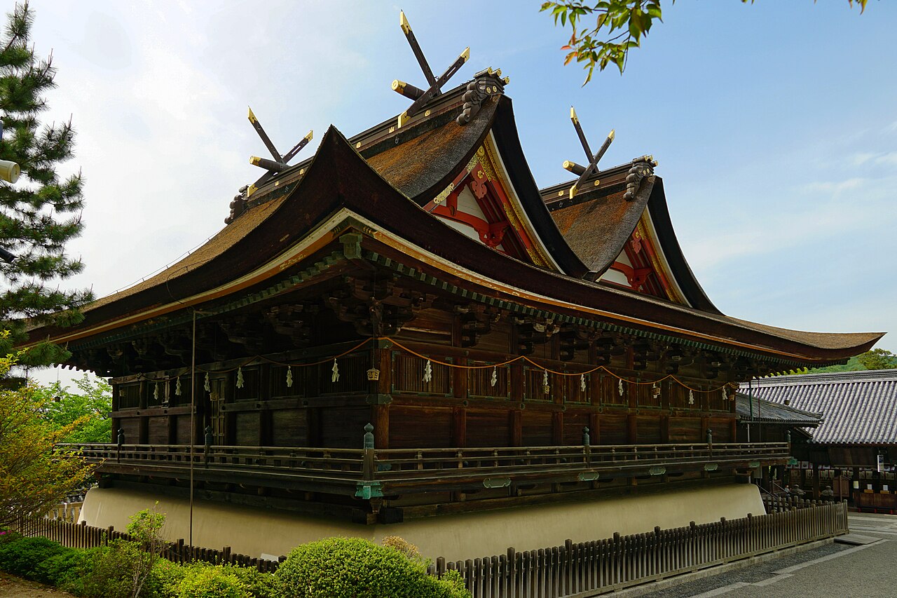 Kibitsu Shrine in Okayama, Okayama prefecture, Japan