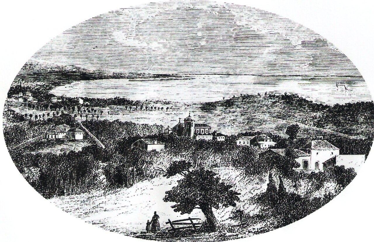 Antiga gravura da Vila dos Olivais (séc. XIV)
