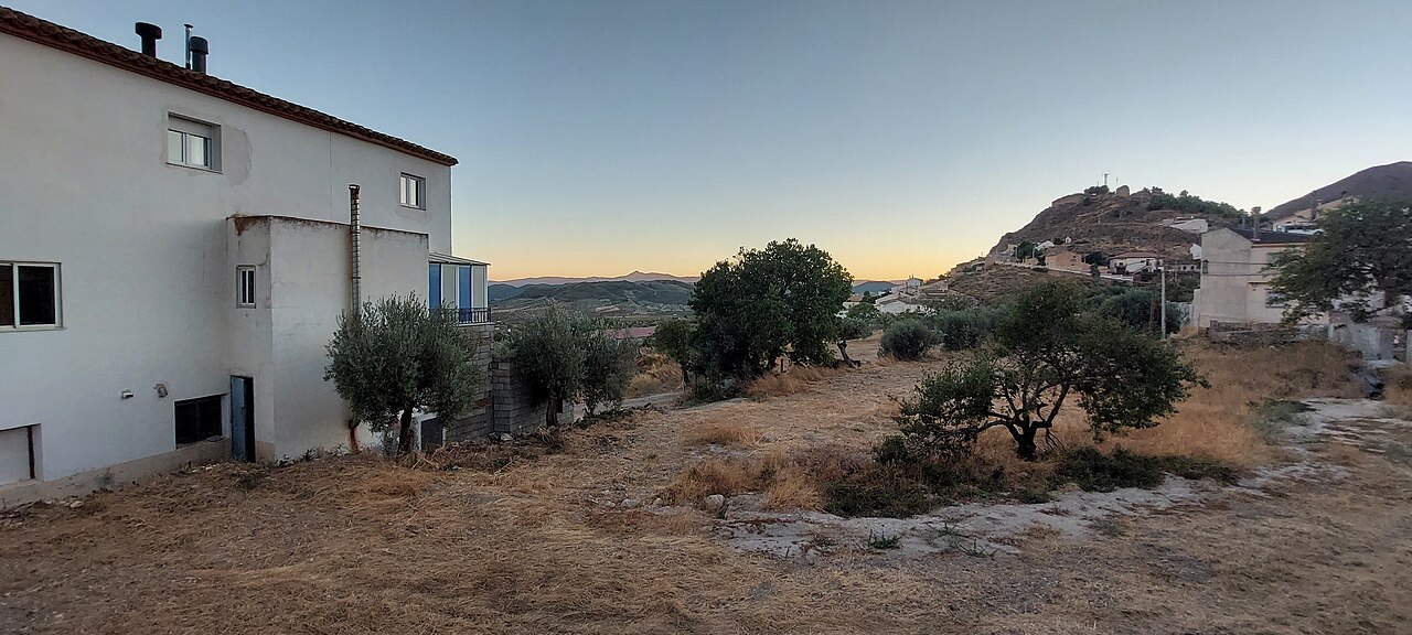 vistas desde el municipio de Oria hacia la vega. Almería