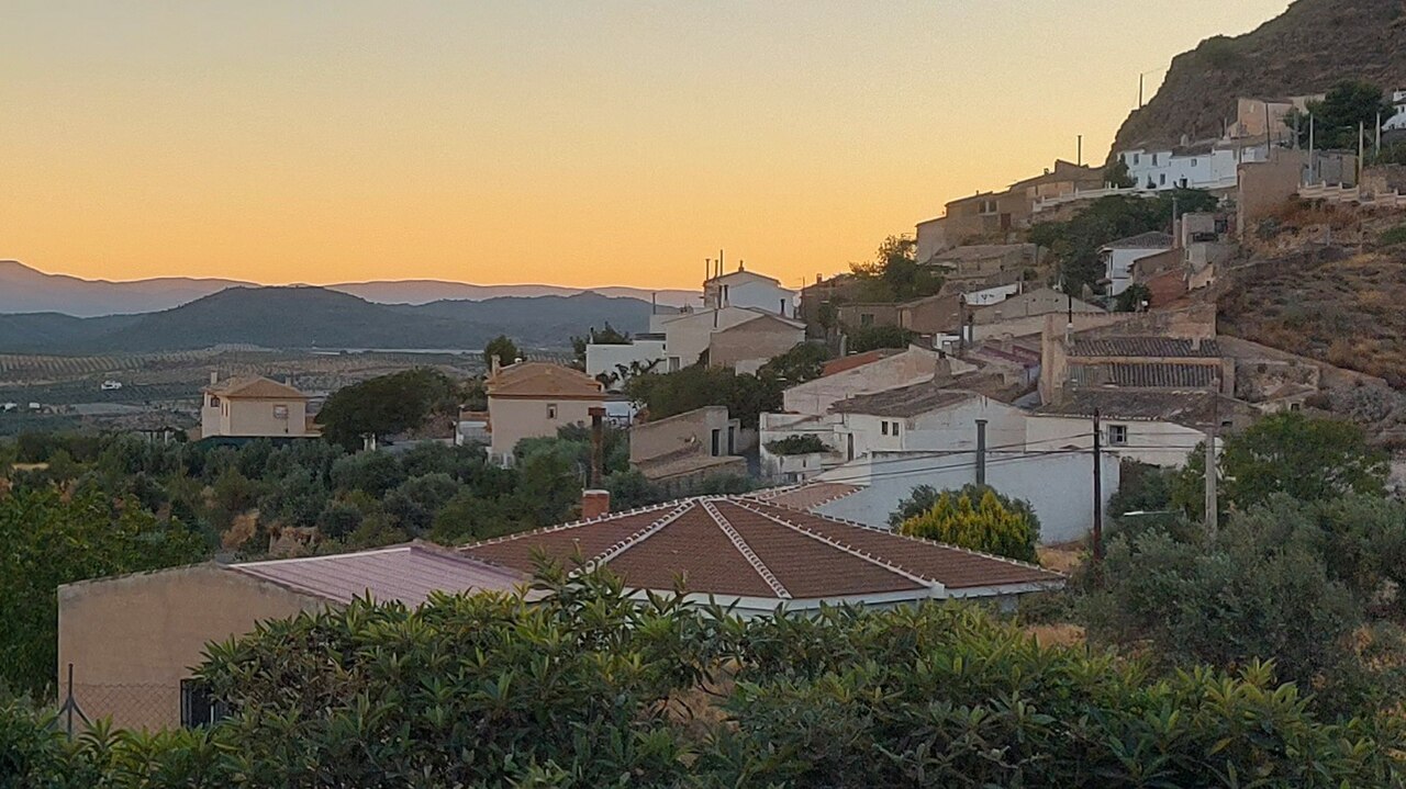 vistas desde el municipio de Oria hacia la vega. Almería