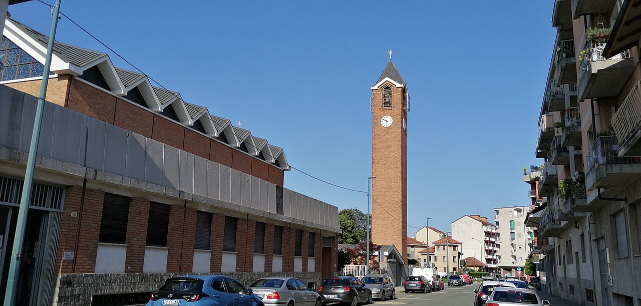 A foreshortening of the Parella neighborhood, Turin, Italy