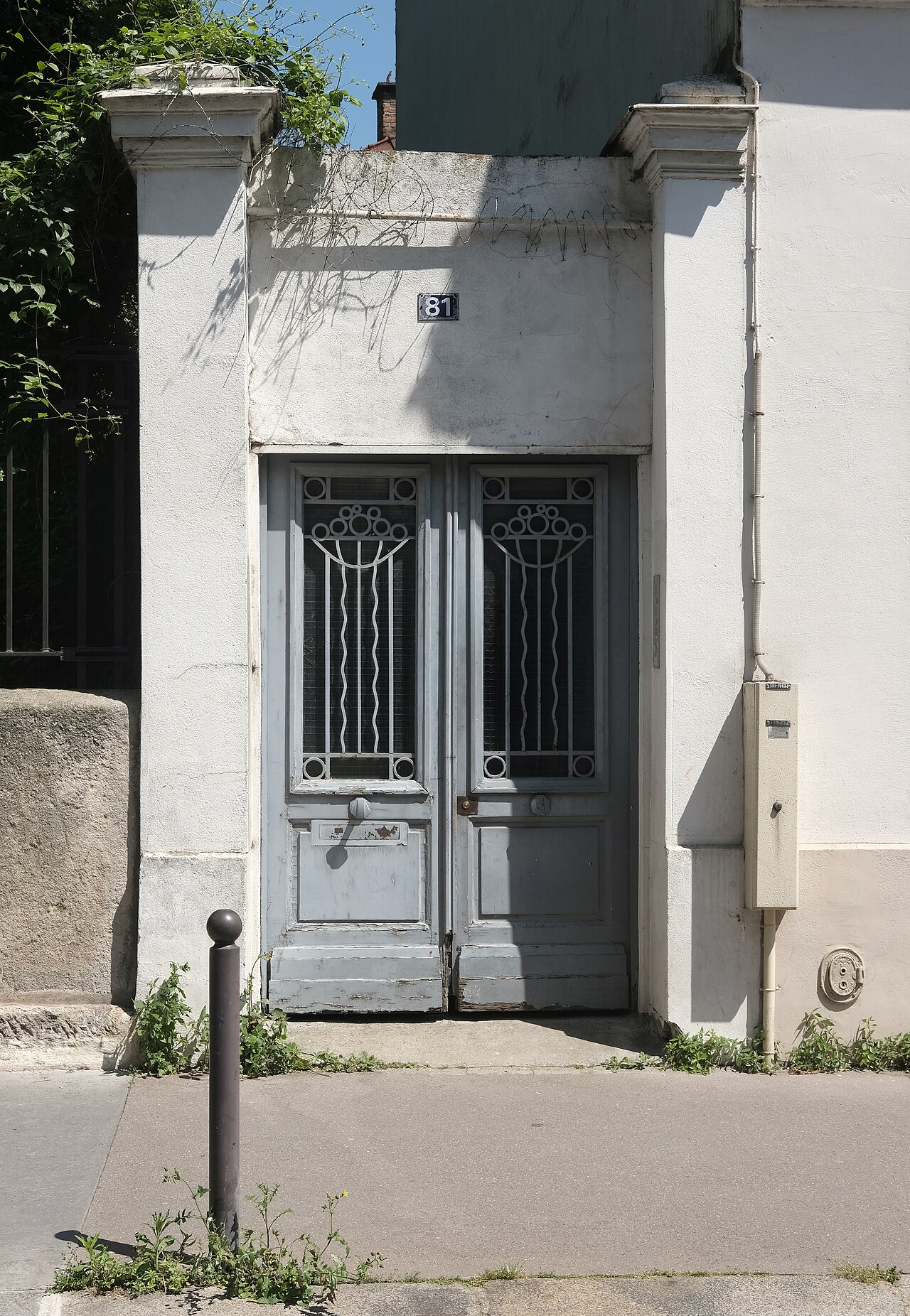Rue Damesme (n°81 : porte d'entrée) - Paris 13e