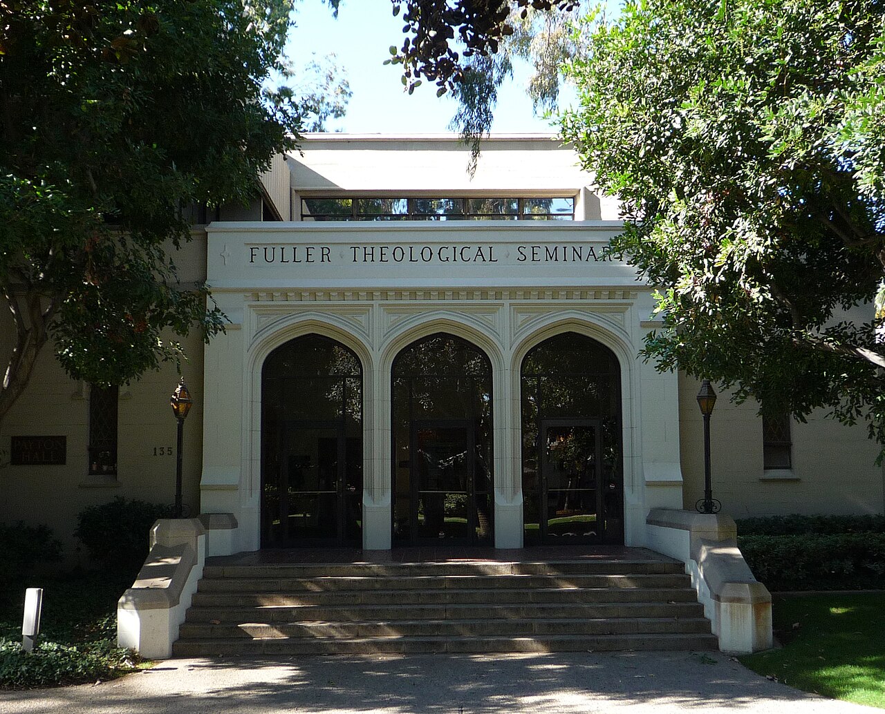 Payton Hall, on the campus of Fuller Theological Seminary — located in Pasadena, California.
