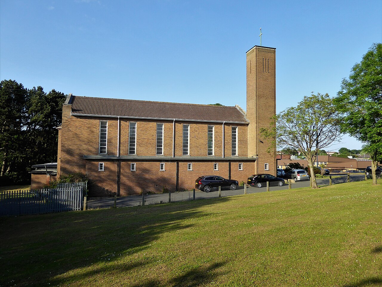 Peterlee Memorial Methodist Church. Part of the new town. Designed by architect Ernest Prestwich.