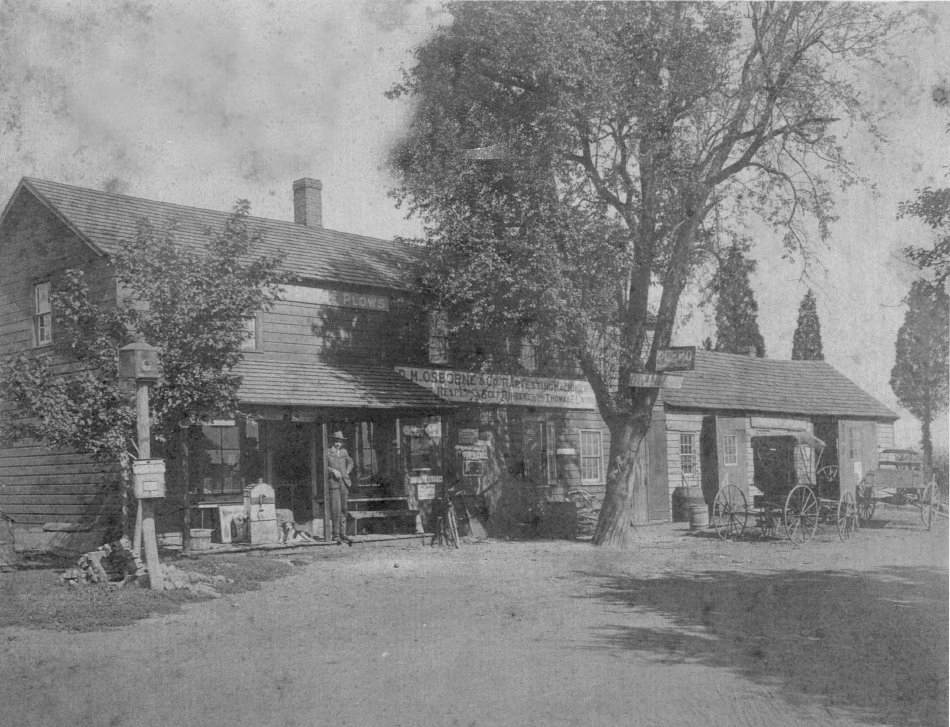 Laird's Store in Pleasant Plains, New Jersey circa 1890