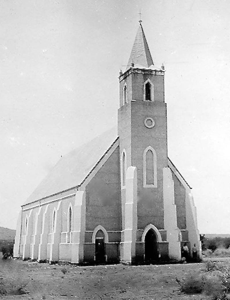 Church built in 1898, according to Mmegi Online, in Ramotswa, South-East District.