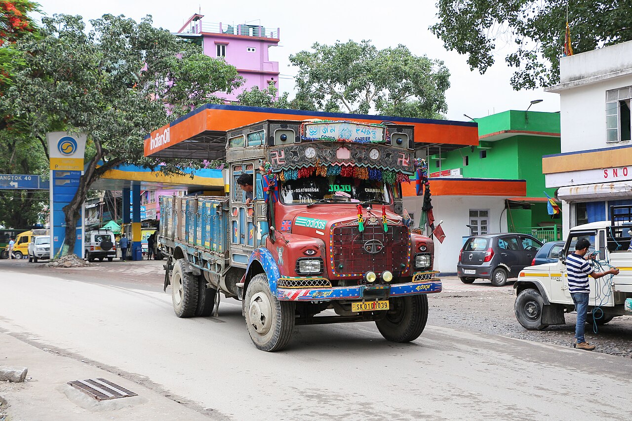 Truck in Rangpo, Sikkim, India