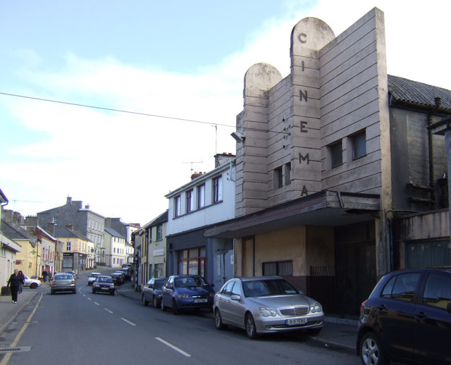 Art deco cinema, Rathkeale, Co. Limerick The now disused Central cinema on Lower Main Street.