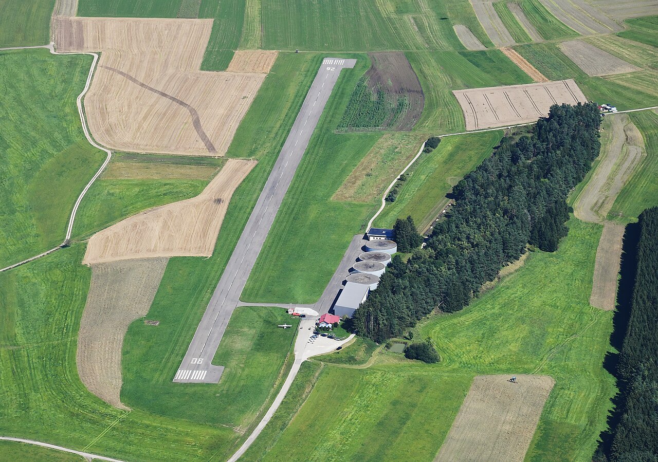 Aerial image of the Rottweil-Zepfenhan airfield
