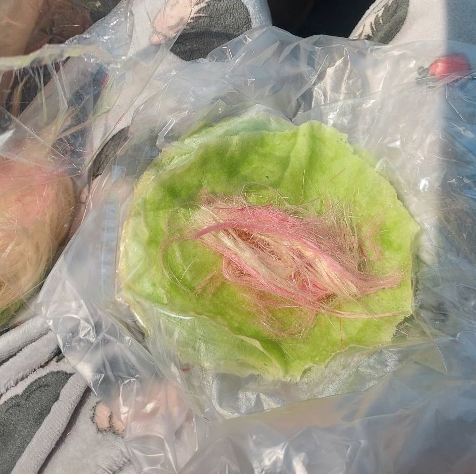 Unrolled roti sai mai