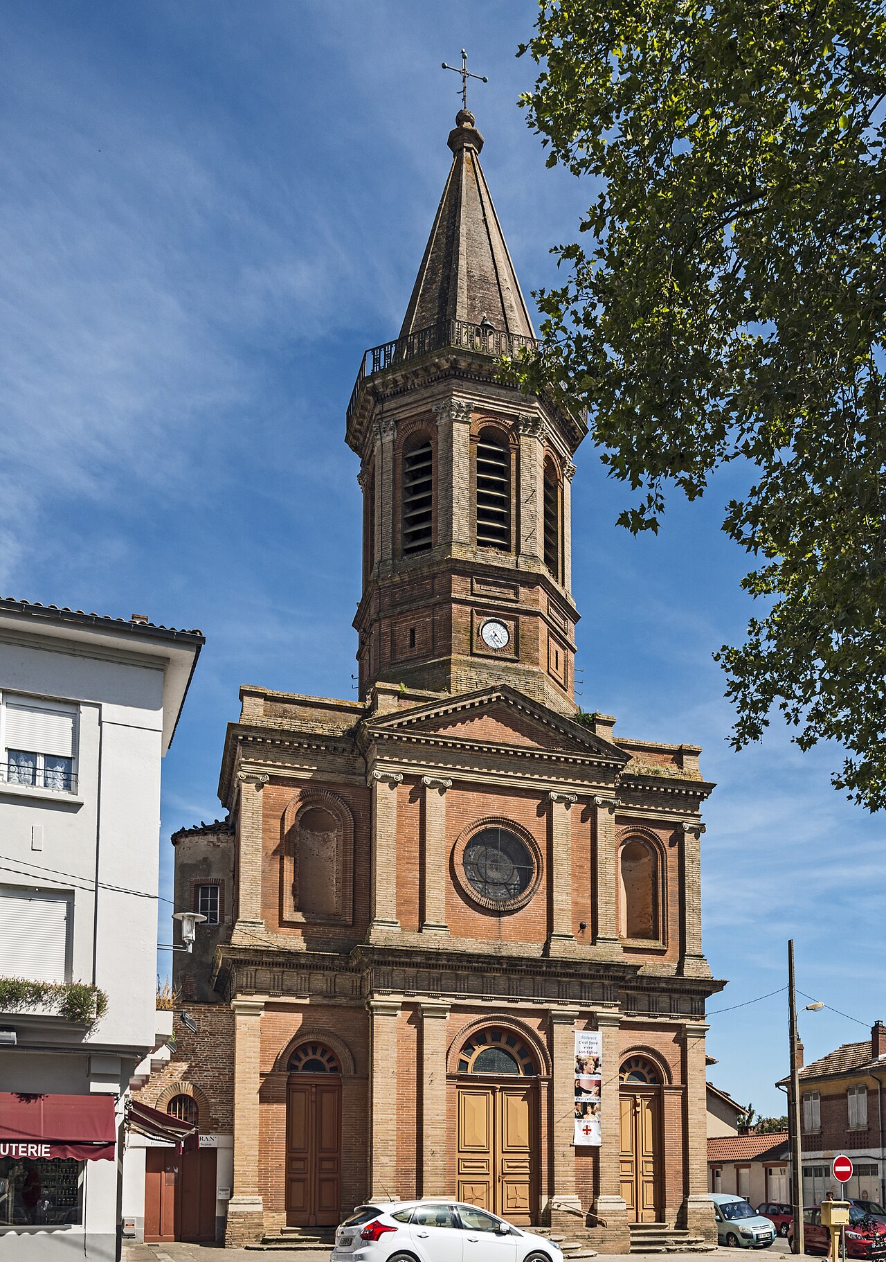 The church of Saint-Étienne de Sapiac. Montauban, Tarn et Garonne, France.