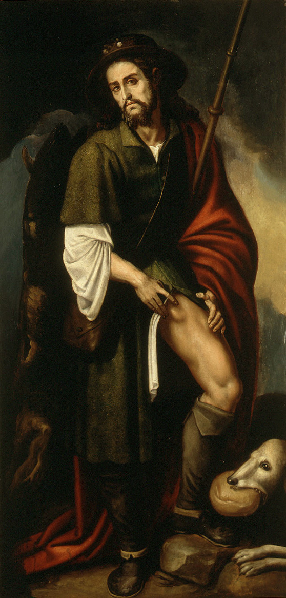 La obra representa a San Roque, y fue adquirida en 1990 por la Generalitat Valenciana.